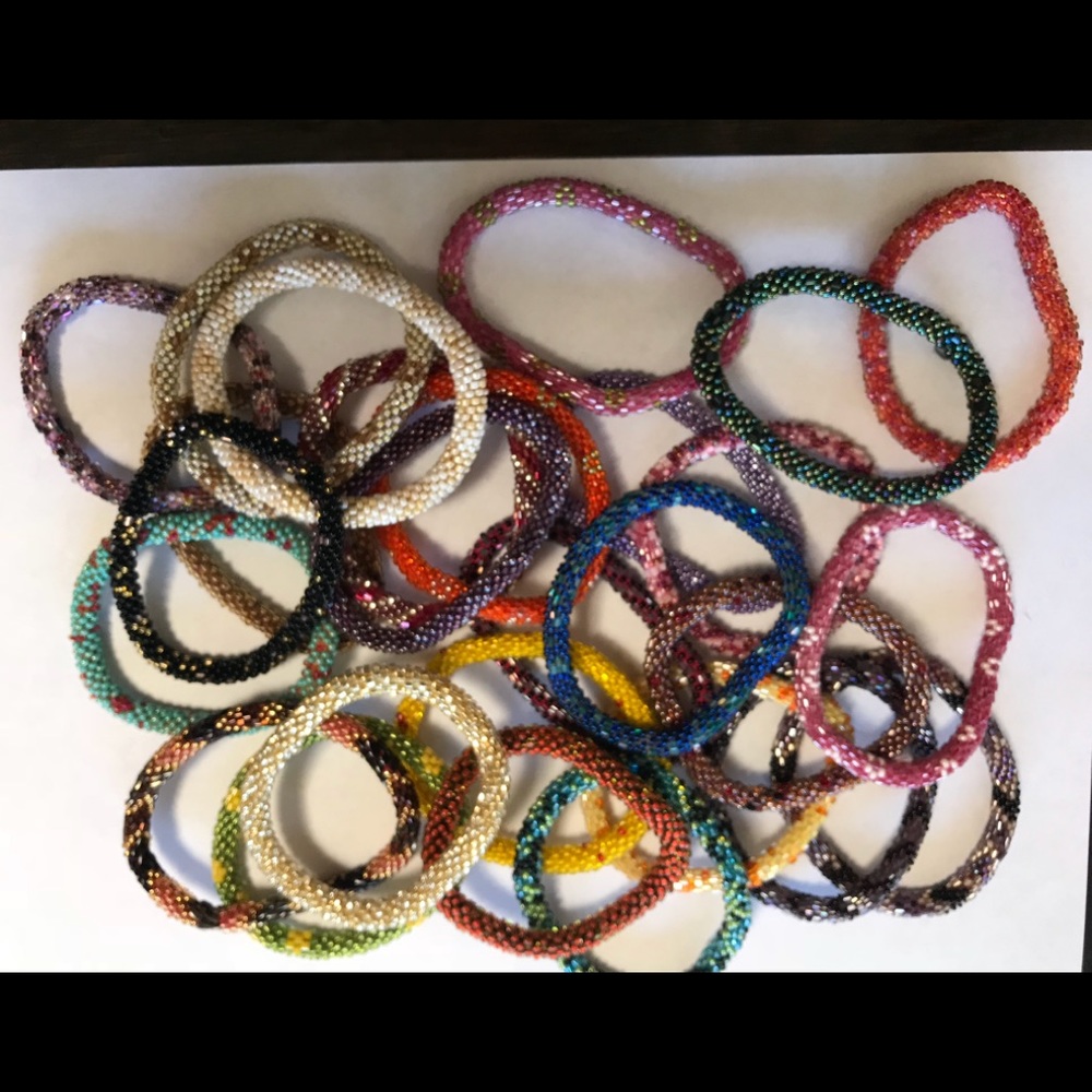 Beaded rope bracelets